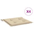 vidaXL Podložky na záhradné stoličky 4 ks 50x50x3 cm, oxfordská látka