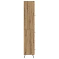 vidaXL Sada skríň 2 ks 34,5 x 34,5 x 90 cm Kompozitné drevo