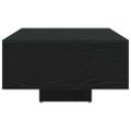 vidaXL Čierny dub 85 x 55 x 31 cm Kompozitné drevo