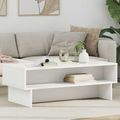 vidaXL Konferenčný stolík Biela 100 x 46 x 35 cm Kompozitné drevo