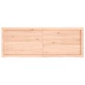 vidaXL Stolová doska 140x50x(2-4) cm neošetrený dubový masív