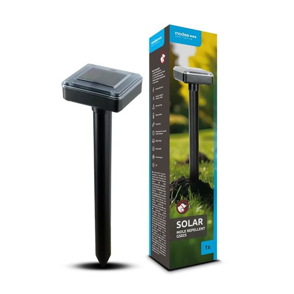 Modee Solárny odpudzovač krtkov GS025 39cm, AA 400 mAh (ML-GS025)