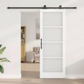 vidaXL Posuvné dvere ORKDAL Biela 78 x 211 cm