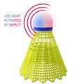 Bedmintonové loptičky NILS NBL6293 s LED 3 ks