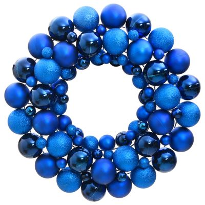 vidaXL Vianočný veniec modrý 45 cm polystyrén