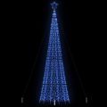 vidaXL LED vianočný stromček s hrotmi 1534 LED modré 500 cm