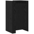 vidaXL Servírovacia skriňa Čierny dub 45 x 35 x 75 cm