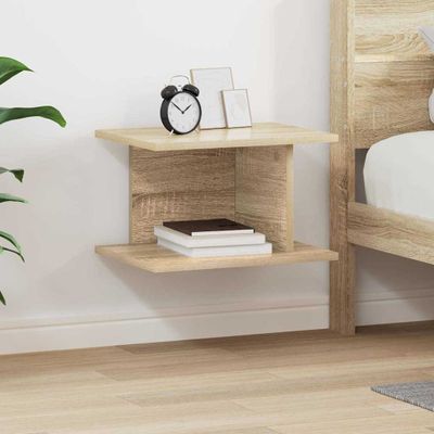 vidaXL Nočný stolík Sonoma dub 40 x 30 x 25 cm Kompozitné drevo