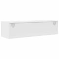 vidaXL TV skrinka 100 x 31 x 25,5 cm Biela Kompozitné drevo