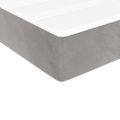 vidaXL Matrac s taštičkovými pružinami stredná tvrdosť, svetlosivý 140x210x20cm, zamat