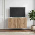 vidaXL Nástenná TV skrinka 59,5 x 31 x 30 cm Dub artisan