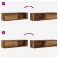 vidaXL TV skrinky 2 ks Old Wood 100x31x25,5 cm Engineered Wood