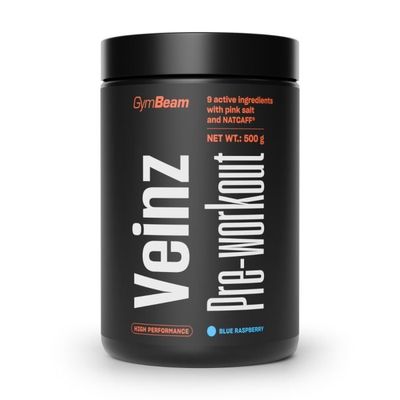 Veinz Pre-workout - GymBeam, modrá malina
