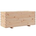 vidaXL Záhradný kvetináč 110x40x49,5 cm masívna borovica