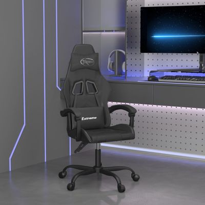 vidaXL Herná stolička čierna umelá koža