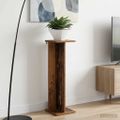vidaXL Stojan na rastliny 2 ks Staré drevo 25 x 25,5 x 80,5 cm