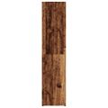vidaXL knižnica Old Wood 66x30x130 cm Engineered Wood