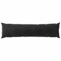 vidaXL Poťah na podložku 2 pcs HEERLEN Čierna 40 x 145 cm Zamat