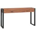 vidaXL Písací stôl s 2 zásuvkami 140x40x75 cm, tíkové drevo