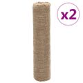 vidaXL Valec z juty 2 ks 0,5x50 m 100 % juta 200 gsm
