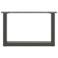 vidaXL Nohy konferenčného stolíka v tvare U, 2 ks, antracitové, 50 x (30-31) cm, oceľ