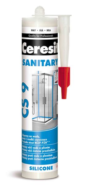 2684007 Ceresit CS 9 Sanitary, bílá, 280 ml