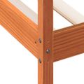 VidaXL Denná posteľ bez matraca Vosk Hnedá 100x200 cm Masív Borovica