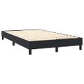 vidaXL Posteľný rám boxspring s matracom a LED čierny 120x210 cm zamat