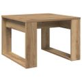 vidaXL Príručný stolík dub artisan 50x50x35 cm spracované drevo