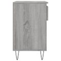 vidaXL Botník sivý dub sonoma 70x36x60 cm spracované drevo