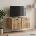 vidaXL Nástenná TV skrinka 59,5 x 41 x 30 cm Dub artisan