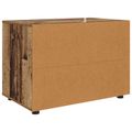 vidaXL Úložná skrinka 80 x 48 x 57 cm Kompozitné drevo Staré drevo