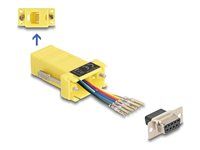 D-Sub 9 pin female to RJ12 female Assemb