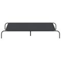 vidaXL Vyvýšená posteľ pre psa čierna 150x90x20 cm Oxford Fabric Steel