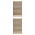 vidaXL Skříňové dvere s dverami 4 ks Prírodná 201 x 2,1 x 59,5 cm