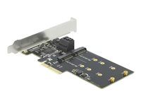 Low Profile Form Factor - Radič úložiska - M.2 - M.2 karta / SATA 6Gb/s - nízky profil - PCIe 3.0 x4