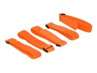 Háčik so slučkou - 30 cm - oranžová (balenie 5)