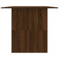 vidaXL Jedálenský stôl hnedý dub 180x90x76 cm kompozitné drevo