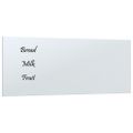 vidaXL Nástenná magnetická tabuľa biela 50x20 cm tvrdené sklo