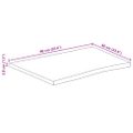 vidaXL Stolová doska 90x60x3,8 cm živý okraj masívny mangovník