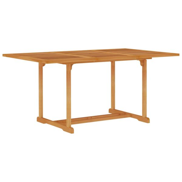 vidaXL Záhradný stôl 150x90x75 cm tíkový masív