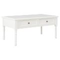 vidaXL Konferenčný stolík biely 100x55x45 cm drevený