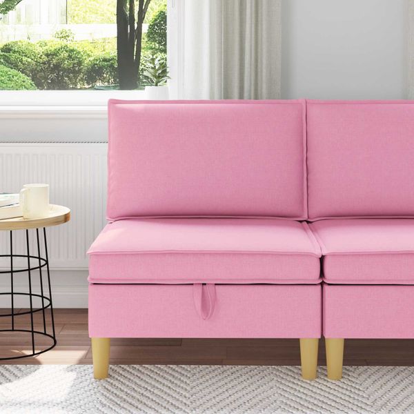 vidaXL Sofa s úložným priestorom Látka