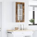 vidaXL Dvierka na umývačku Kalmar Dymová dub 40 x 31 x 80 cm