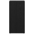 vidaXL LP úložný box Čierny dub 71x34x36 cm Konštruktérske drevo