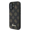 Guess puzdro pre iPhone 16 Plus 6,7" GUHMP16MPGPYSK čierne hardcase PU Peony Script MagSafe