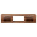 vidaXL TV skrinka s úložiskom s dverami Prírodná 105 x 30 x 22,5 cm