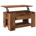 vidaXL konferenčný stolík Old Wood 79x49x41 cm Konštrukčné drevo