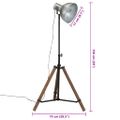vidaXL Podlahová lampa 25 W starožitná strieborná 75x75x90-150 cm E27