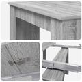 vidaXL Jedálenský stôl 180 x 85 x 75 cm Kompozitné drevo Sivý Sonoma